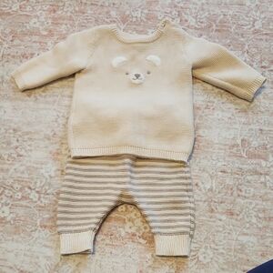 Unisex Bear Knit Baby Outfit Carter's